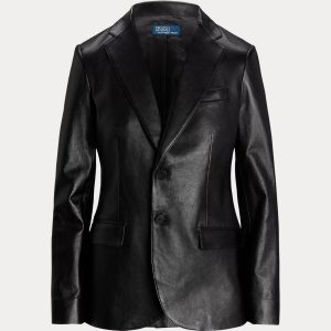 Ralph Lauren Lambskin Blazer