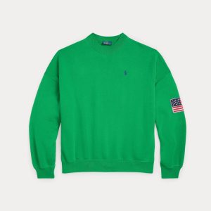 Ralph Lauren Oversize Logo Fleece Crewneck