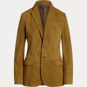 Ralph Lauren Lamb-Suede Blazer