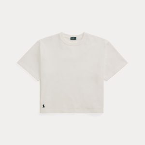 Ralph Lauren Relaxed Crop Fit Cotton Jersey Tee