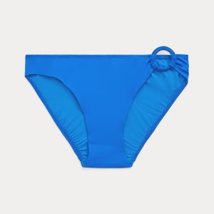 Ralph Lauren Macramé-Ring-Front Bikini Bottom