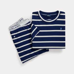 Ralph Lauren Striped Short-Sleeve Pajama Set