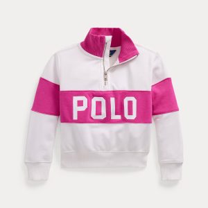 Ralph Lauren Logo French Terry Quarter-Zip Pullover