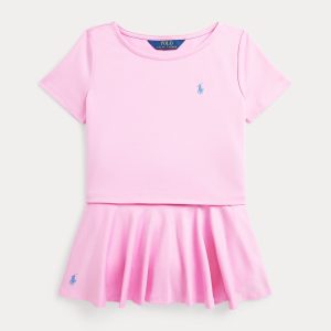Ralph Lauren Ponte Boxy Tee & Skort Set