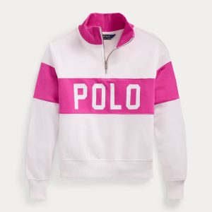 Ralph Lauren Logo French Terry Quarter-Zip Pullover