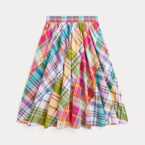 Ralph Lauren Plaid Cotton Madras Skirt