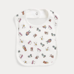 Ralph Lauren Polo Bear Cotton Interlock Bib