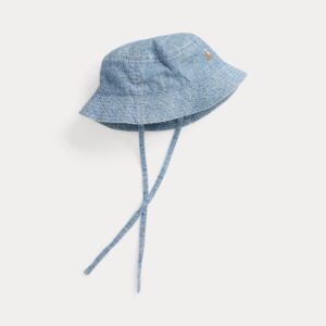 Ralph Lauren Indigo Cotton Chambray Hat