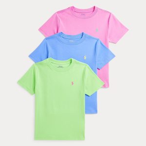 Ralph Lauren Cotton Jersey Crewneck Tee 3-Pack