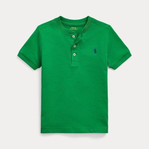 Ralph Lauren Cotton Jersey Short-Sleeve Henley Shirt
