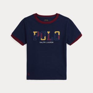 Ralph Lauren Corduroy-Logo Cotton Jersey Tee