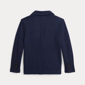 Ralph Lauren Embroidered Cotton Jacquard Blazer