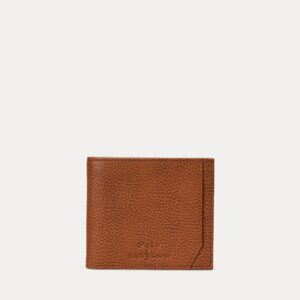 Ralph Lauren Pebbled Leather Billfold Wallet