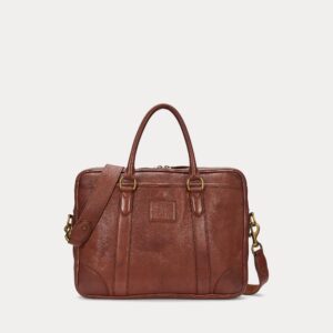 Ralph Lauren Heritage Leather Messenger Bag