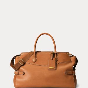 Ralph Lauren Bedford Calfskin Weekender Bag