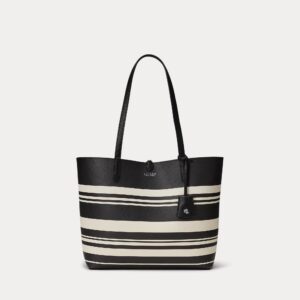 Ralph Lauren Striped Large Reversible Tote Bag