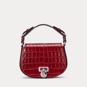 Ralph Lauren Embossed Medium Tanner Crossbody Bag