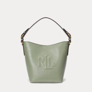 Ralph Lauren Leather Medium Witley Bucket Bag