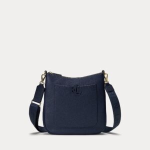 Ralph Lauren Pebbled Leather Large Cameryn Crossbody