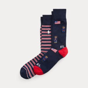 Ralph Lauren Polo Bear Trouser Sock 2-Pack