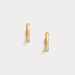Ralph Lauren Gold-Plated-Brass Hoop Earrings