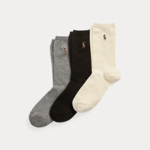 Ralph Lauren Crew Sock 3-Pack