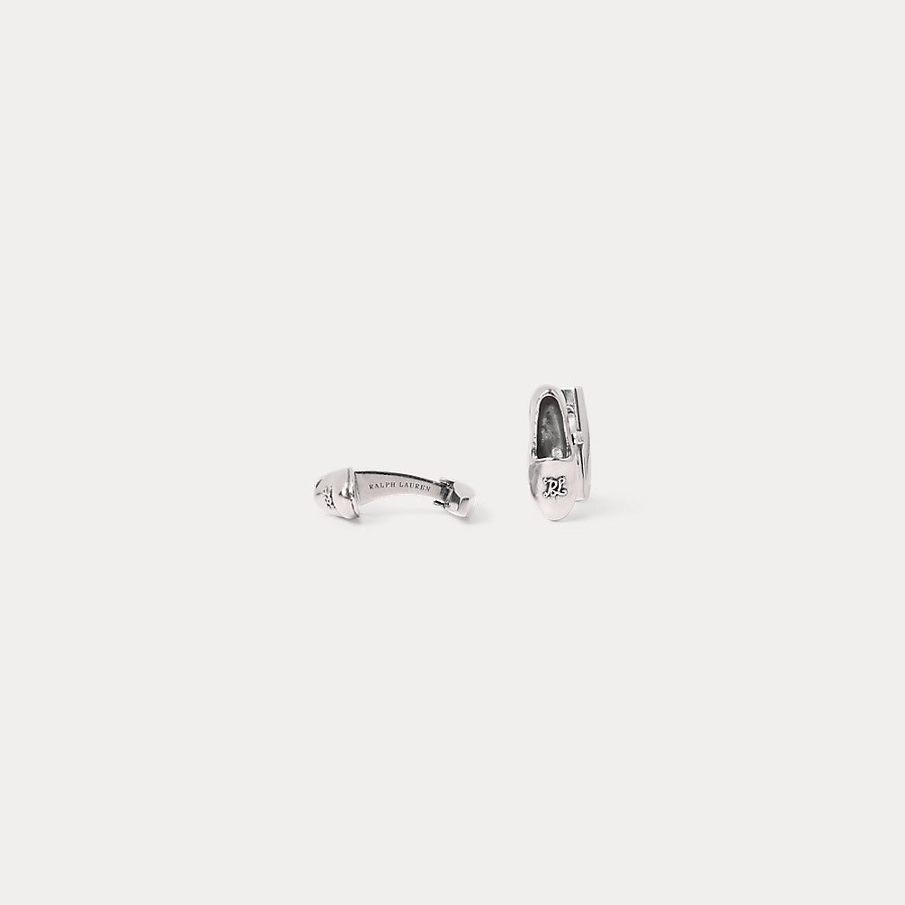 Ralph Lauren Sterling Silver Slipper Cuff Links