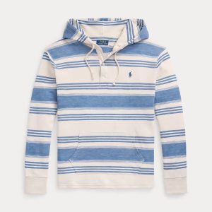 Ralph Lauren Striped Spa Terry Hoodie