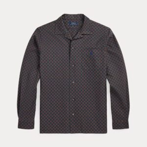 Ralph Lauren Classic Fit Foulard Oxford Camp Shirt