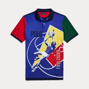 Ralph Lauren Classic Fit Basketball Mesh Polo Shirt