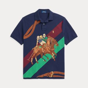 Ralph Lauren Classic Fit Equestrian Mesh Polo Shirt