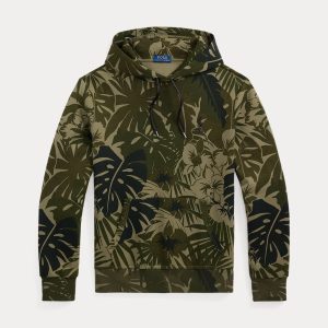 Ralph Lauren Palm-Camo Double-Knit Hoodie
