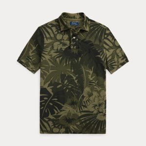 Ralph Lauren Classic Fit Palm-Camo Mesh Polo Shirt