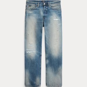 Ralph Lauren Heritage Straight Distressed Jean