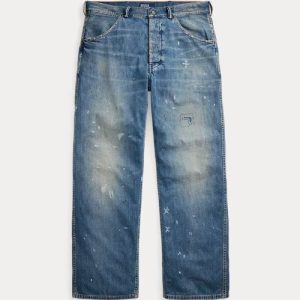 Ralph Lauren Relaxed Fit Distressed Carpenter Jean