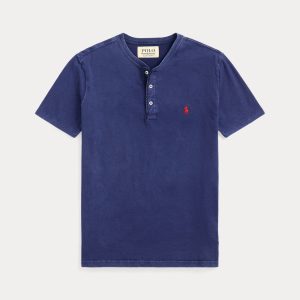 Ralph Lauren Slub Jersey Short-Sleeve Henley Shirt