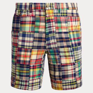 Ralph Lauren 9-Inch Straight Patchwork Madras Short