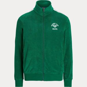 Ralph Lauren Embroidered Terry Track Jacket