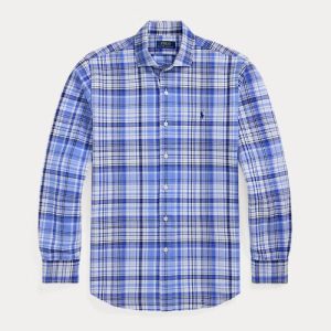 Ralph Lauren Classic Fit Plaid Oxford Shirt