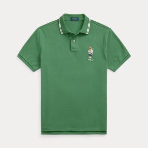 Ralph Lauren Classic Fit Polo Bear Mesh Polo Shirt