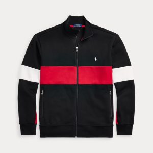 Ralph Lauren Double-Knit Mesh Track Jacket