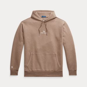 Ralph Lauren Logo Double-Knit Hoodie