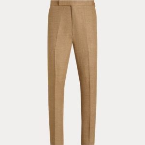 Ralph Lauren Linen-Silk Suit Trouser