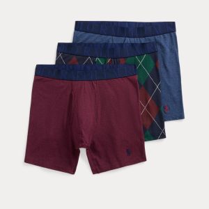 Ralph Lauren Stretch Cotton Boxer Brief 3-Pack