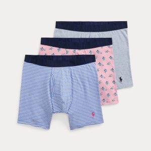Ralph Lauren Stretch Cotton Boxer Brief 3-Pack