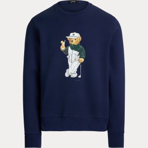 Ralph Lauren Classic Polo Bear Double-Knit Sweatshirt