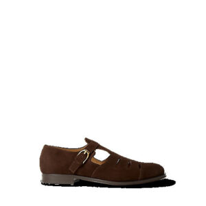 Ralph Lauren Calf-Suede Fisherman Sandal