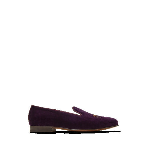 Ralph Lauren Alonzo Standing Horse Velvet Slipper