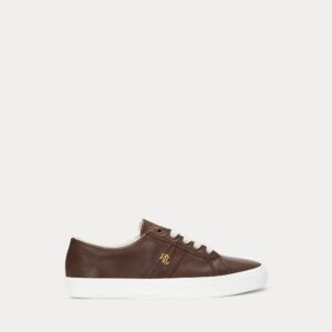 Ralph Lauren Janson II Burnished Leather Sneaker