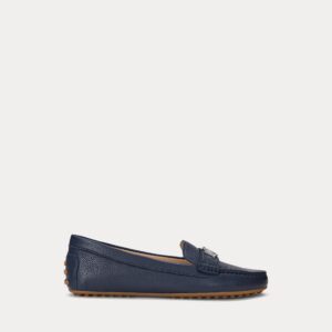Ralph Lauren Barnsbury Pebbled Leather Driver